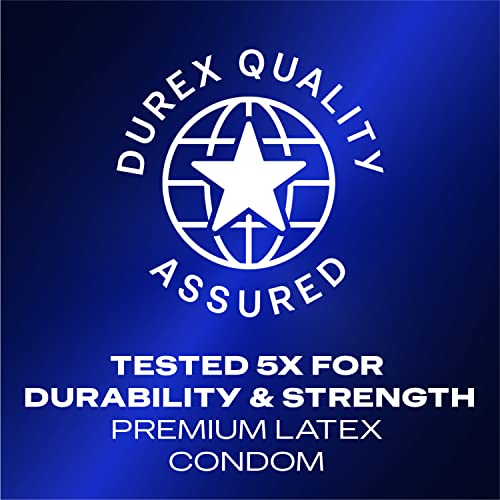 Condoms, Ultra Fine, Ribbed, Dotted with Delay Lubricant, Durex Performax Int...