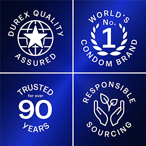 Condoms, Ultra Fine, Ribbed, Dotted with Delay Lubricant, Durex Performax Int...