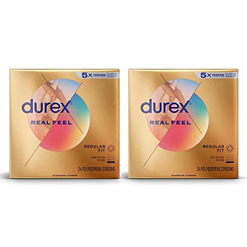 Durex Avanti Bare Real Feel Condoms, Non Latex Lubricated Condoms for Men wit...
