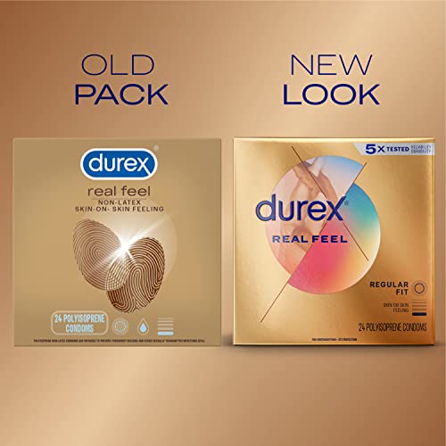 Durex Avanti Bare RealFeel Non-Latex Condom, 24 ct (Pack of 3)