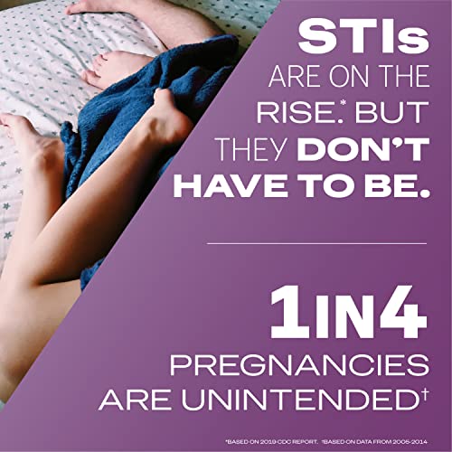 Durex Pleasure Pack Assorted Condoms, Exciting Mix of Sensation and Stimulati...