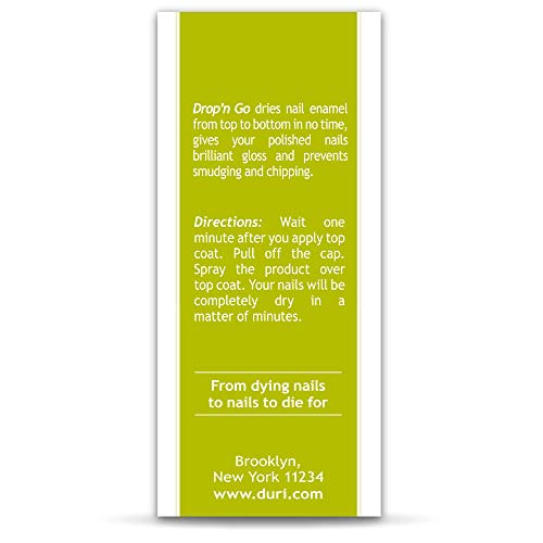 duri DROP’n GO, Polish Drying Drops, Protect Polished Nails From Smudging, 0 ...