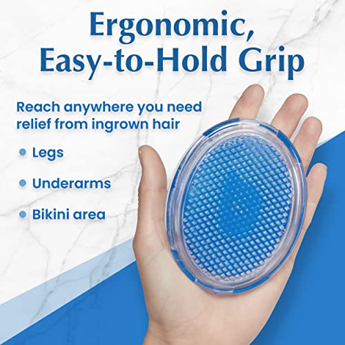 Exfoliating Brush to Treat and Prevent Razor Bumps and Ingrown Hairs - Elimin...