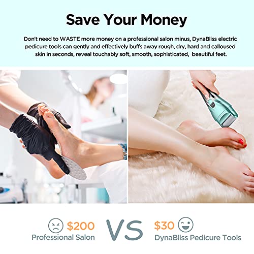 Electric Callus Remover for Feet - DynaBliss Upgraded Electric Foot File, Ped...