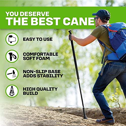 DynamoMe- Prime Stick - Lightweight Walking Cane, Best Vertical Balance-Postu...