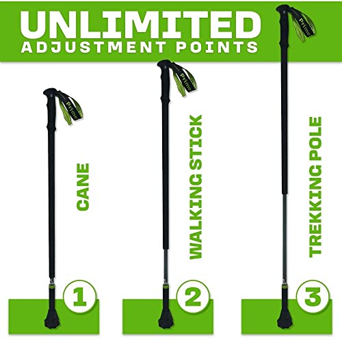 DynamoMe- Prime Stick - Lightweight Walking Cane, Best Vertical Balance-Postu...