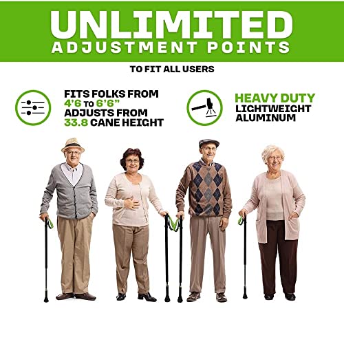 DynamoMe- Prime Stick - Lightweight Walking Cane, Best Vertical Balance-Postu...