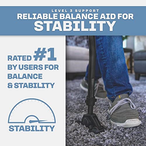 Dynamo Swing Cane – The Quad Cane Alternate, All-Weather Articulating & Balan...