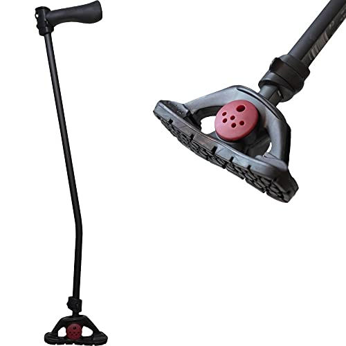 Dynamo Swing Cane – The Quad Cane Alternate, All-Weather Articulating & Balan...