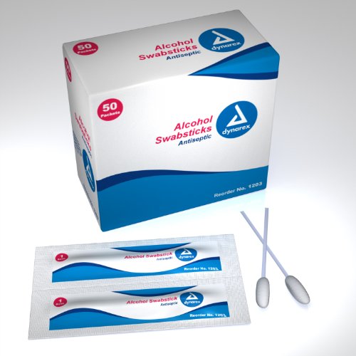 Dynarex Alcohol Swabsticks , 50 Count ( Pack Of 10 )