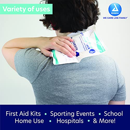Dynarex Instant Cold Packs with Urea - Disposable Ice Packs for Injuries, Mus...