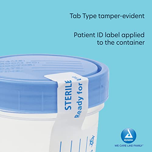 Dynarex Specimen Containers sterile 4 oz 100/Cs