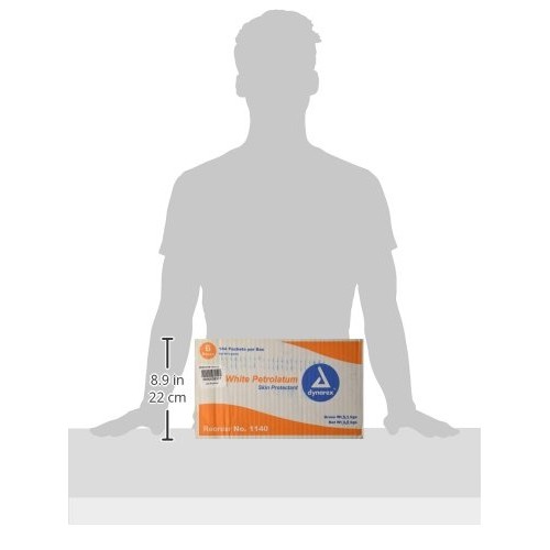 Dynarex White Petrolatum 5 g foil packs 6/144/Cs