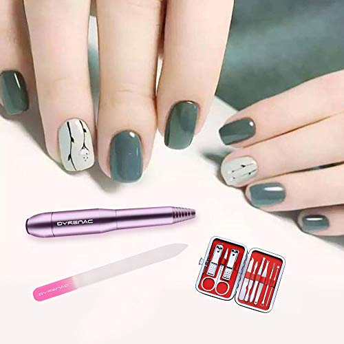DYRENAC Electric Nail Drill, Portable Electric Nail Drill Kit for Acrylic Gel...