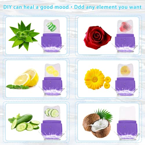 Ice Face Roller, Ice Roller for Face and Eye Puffiness, Silicone Ice Mold for...