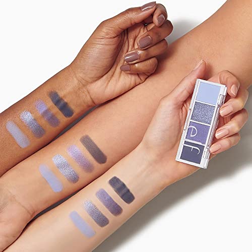 e.l.f. Bite-Size Eyeshadow, Ultra-Pigmented Eye Makeup Quad, 4 Matte & Shimme...