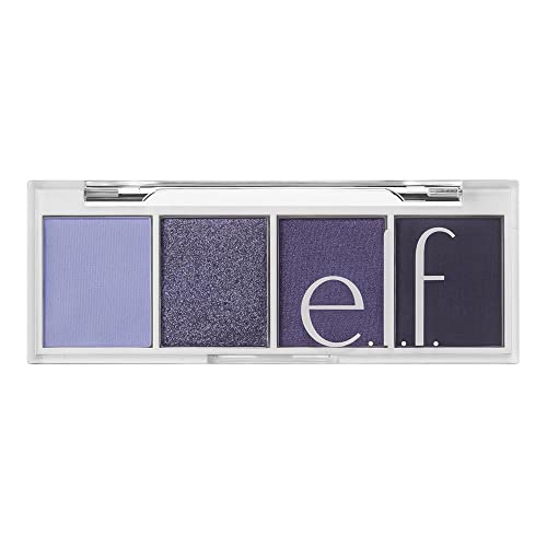 e.l.f. Bite-Size Eyeshadow, Ultra-Pigmented Eye Makeup Quad, 4 Matte & Shimme...