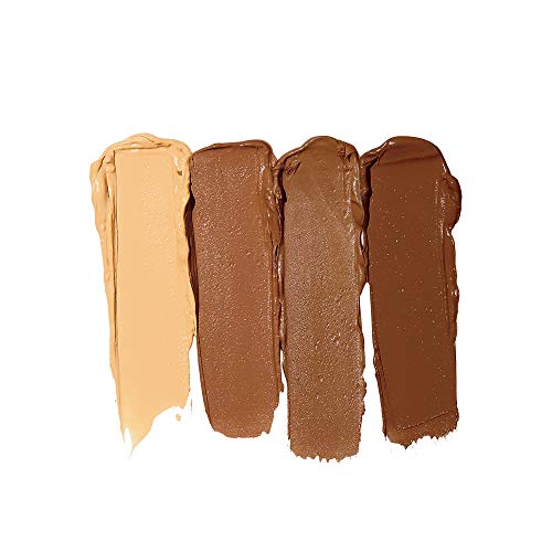 e.l.f. Cream Contour Palette, 4 Shades, Blendable & Buildable Color, Travel F...