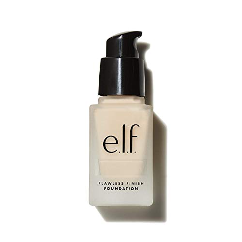 e.l.f. Flawless Finish Foundation, Lightweight & Medium Coverage, Semi-Matte ...