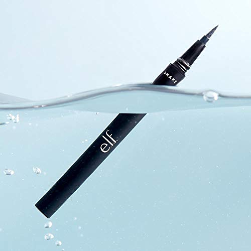 e.l.f. H2O Proof Eyeliner Pen, Felt Tip, Waterproof Liquid Formula, Jet Black...