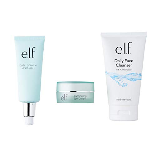 e.l.f. Hello, Hydration Start Set, Lightweight, Nourishing, Moisturizing, Cle...