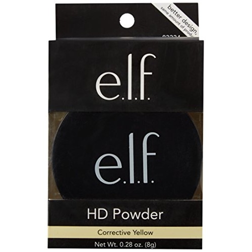 e.l.f. High Definition Loose Face Powder, Corrective Yellow, 0.28 Ounce