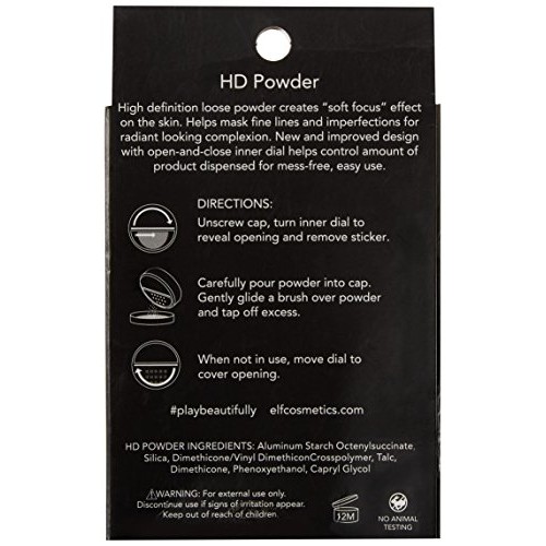 e.l.f. High Definition Loose Face Powder, Corrective Yellow, 0.28 Ounce