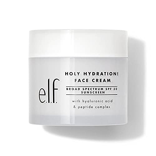 e.l.f. Holy Hydration! Face Cream - Broad Spectrum SPF 30 Sunscreen, Moisturi...