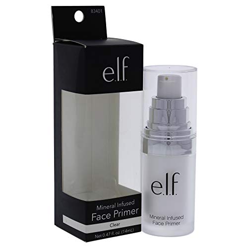 e.l.f, Mineral Infused Face Primer - Small, Weightless, Silky, Long Lasting, ...