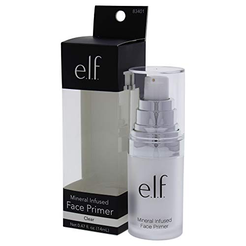 e.l.f, Mineral Infused Face Primer - Small, Weightless, Silky, Long Lasting, ...