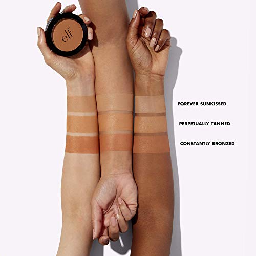 e.l.f, Primer-infused Bronzer, Long-Wear, Matte, Bold, Lightweight, Blends Ea...