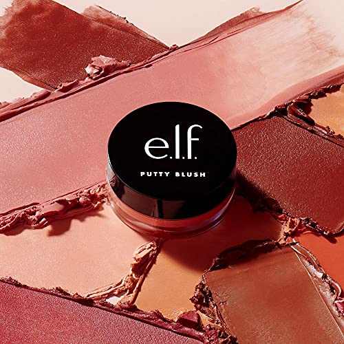 e.l.f. Putty Blush, Creamy & Ultra Pigmented Formula, Infused with Argan Oil ...