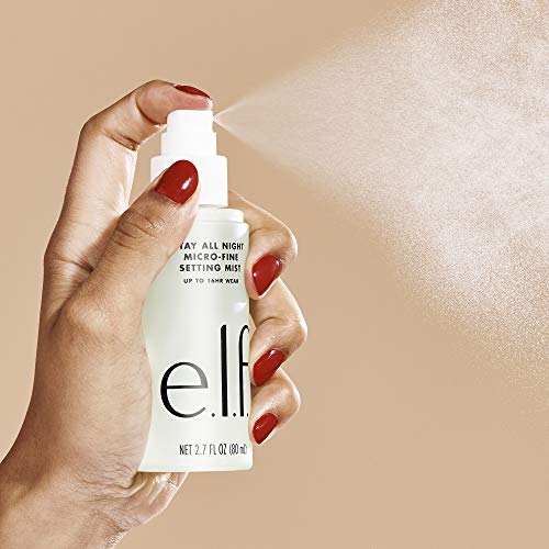 e.l.f. Stay All Night Micro-Fine Setting Mist, 16HR Wear, Hydrating & Refresh...