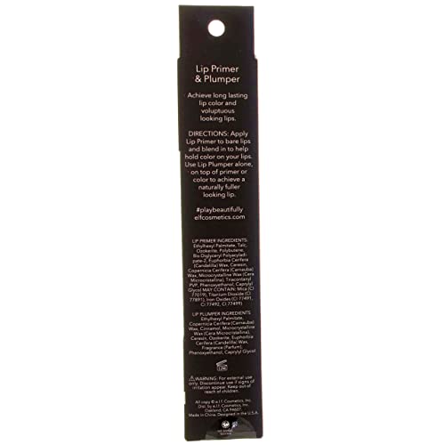 Lip Primer and Plumper Duo by e.l.f. for Women - 0.11oz Makeup - (Pack of 2)