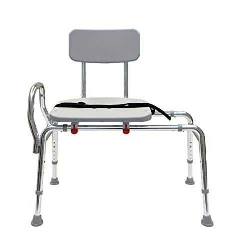 ComfortSlide Bathtub Transfer Bench and Sliding Shower Chair (70211). Multipl...