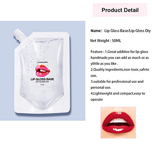 Eakroo 2Pcs Moisturize Lip Gloss Base, Lip Gloss Base Oil Material Lip Makeup...