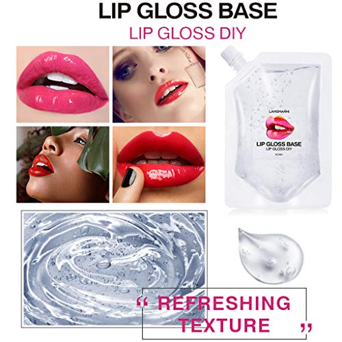 Eakroo 2Pcs Moisturize Lip Gloss Base, Lip Gloss Base Oil Material Lip Makeup...