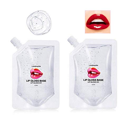Eakroo 2Pcs Moisturize Lip Gloss Base, Lip Gloss Base Oil Material Lip Makeup...