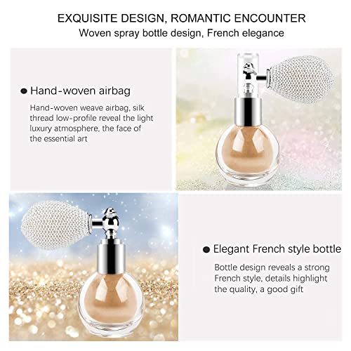 Highlighter Powder Spray Shimmering Spray Powder Sparkle Powder Body Glitter ...