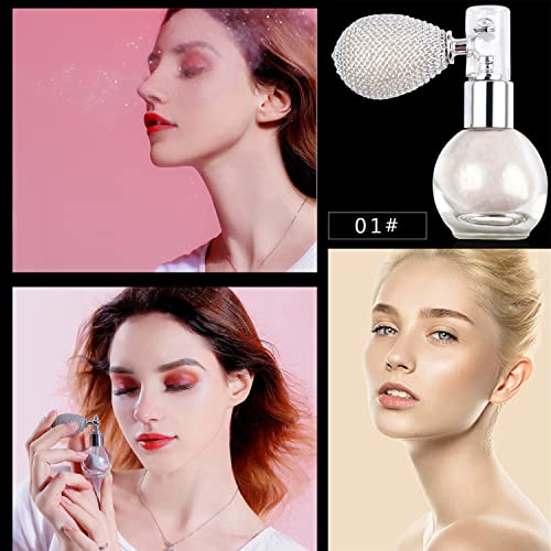 Highlighter Powder Spray Shimmering Spray Powder Sparkle Powder Body Glitter ...