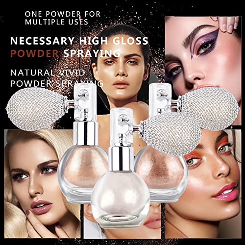 Highlighter Powder Spray Shimmering Spray Powder Sparkle Powder Body Glitter ...
