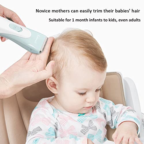Baby Hair Clippers, Ceramic Blade Electric Kids Hair Trimmer, Ultra-Quiet Cor...