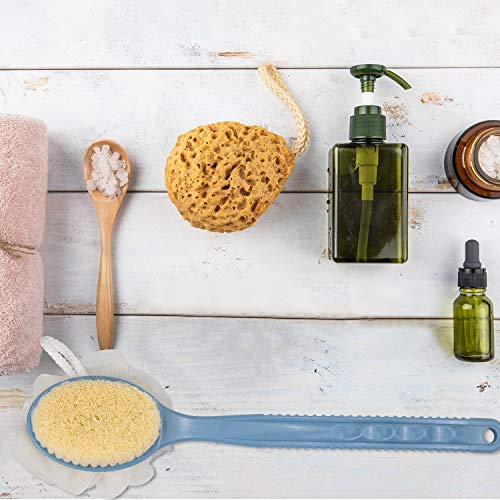 2 Pack Back Scrubber for Shower, EAONE Bath Body Brush with Bristles and Loof...