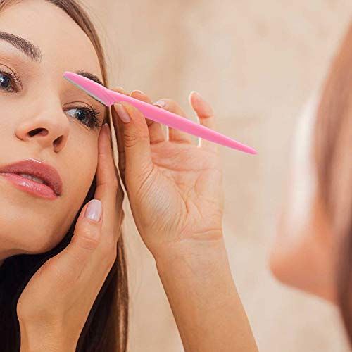 EAONE 30Pcs Eyebrow Razor Dermaplaning Tool Eyebrow Trimmer Shaper with Preci...