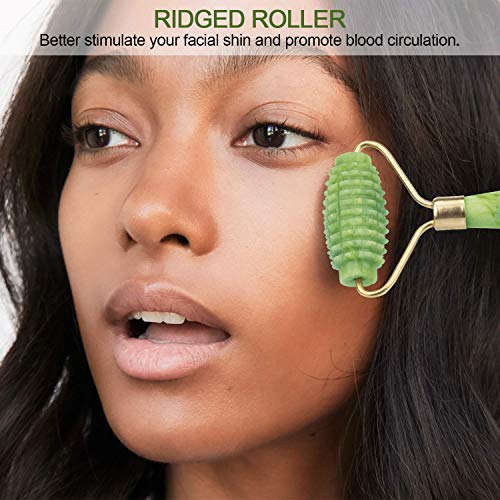 EAONE Face Roller, Ice Roller for Face, Eye Roller for Puffy Eyes, Jade Rolle...