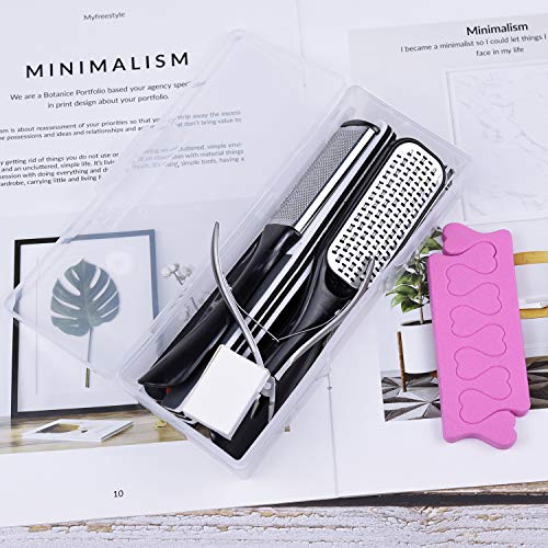 EAONE Pedicure Kit 20 in 1, Professional Pedicure Tools Set Foot Files Stainl...