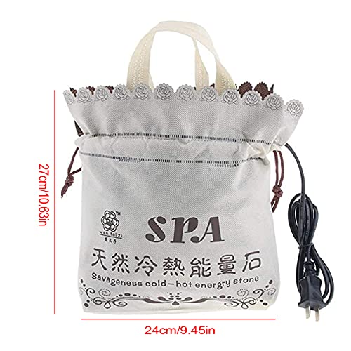 Massage Stones Heater Electric Hot Stone Heater Massage Stones Heating Bag Ho...