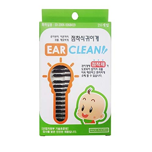 Sticky Ear Swabs Ear Clean Stick Ear Wax Remover 20PCS