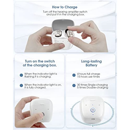EAROTO Hearing Amplifier to Aid Hearing ,Rechargeable Digital Hearing Amplifi...