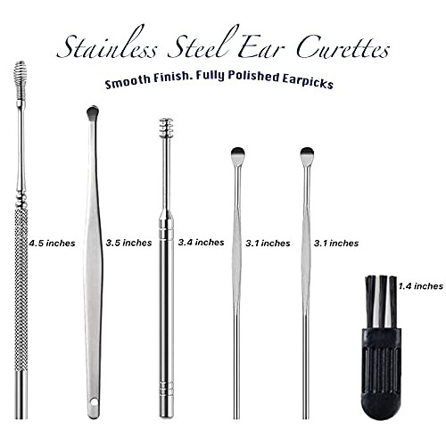 EARPROS Ear Wax Removal Tool Kit Ear Cleaning System Ear Irrigation Kit - Ear...